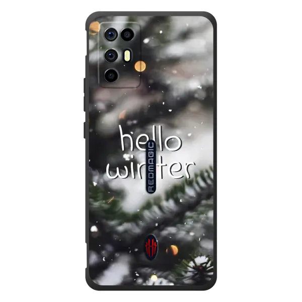Чехол с принтом «Hello winter» для ZTE Nubia RedMagic 6R