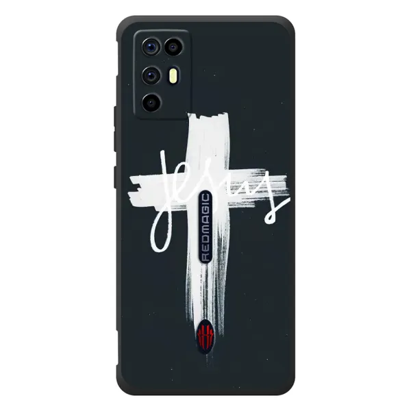 Чехол с принтом «Иисус» для ZTE Nubia RedMagic 6R