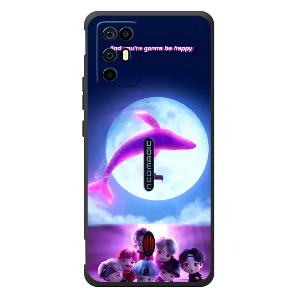 Чехол с принтом «КИТ BTS» для ZTE Nubia RedMagic 6R