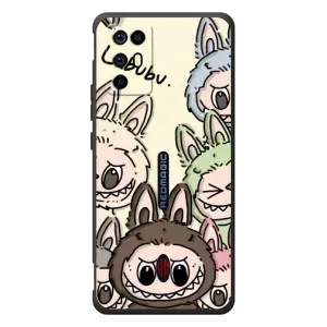 Чехол с Лабубу на ZTE Nubia RedMagic 6R (Золотая обезьяна Bored Ape)