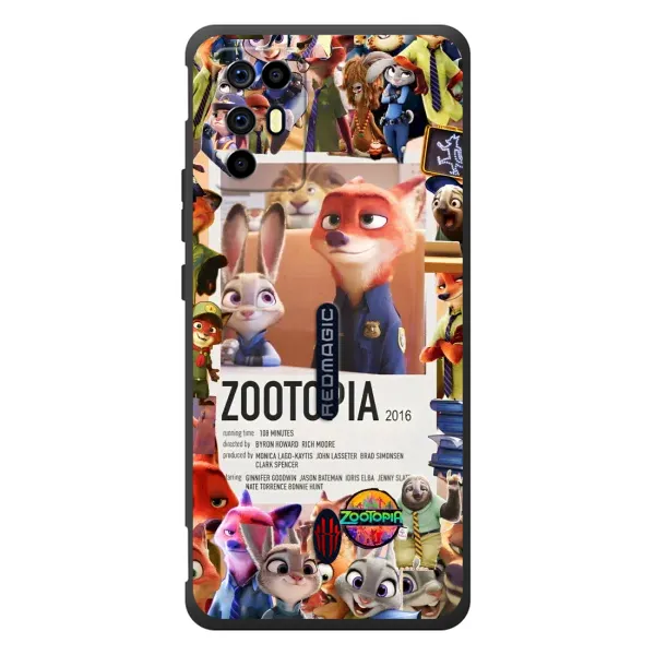 Чехол с принтом «Постер Зверополис» для ZTE Nubia RedMagic 6R
