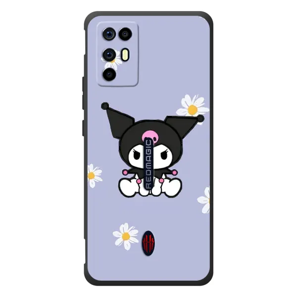 Чехол с принтом «Куроми в цветах» для ZTE Nubia RedMagic 6R