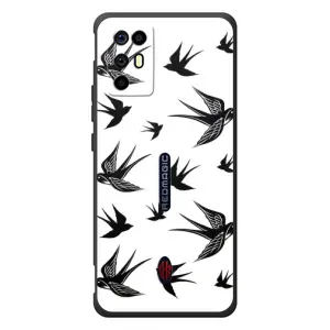 Чехол с птицами на ZTE Nubia RedMagic 6R (VPrint) (Ласточки)