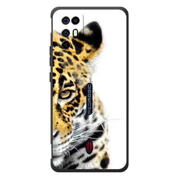 Чехол с принтом «Леопард» для ZTE Nubia RedMagic 6R