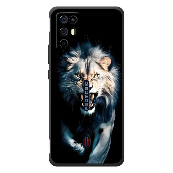 Чехол с принтом «Лев в темноте» для ZTE Nubia RedMagic 6R