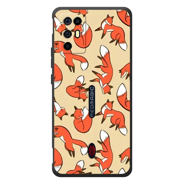 Чехол с принтом «Лисички» для ZTE Nubia RedMagic 6R