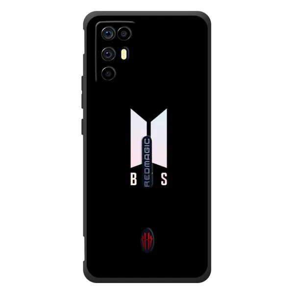 Чехол с принтом «Лого BTS» для ZTE Nubia RedMagic 6R