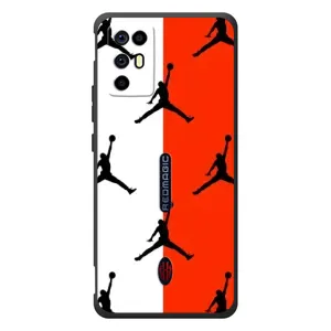Чехлы для ZTE Nubia RedMagic 6R - с картинкой JORDAN (AlphaPrint) (Лого Джордан)