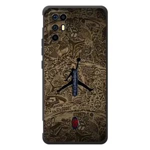 Чехлы для ZTE Nubia RedMagic 6R - с картинкой JORDAN (AlphaPrint) (Logo Jordan)