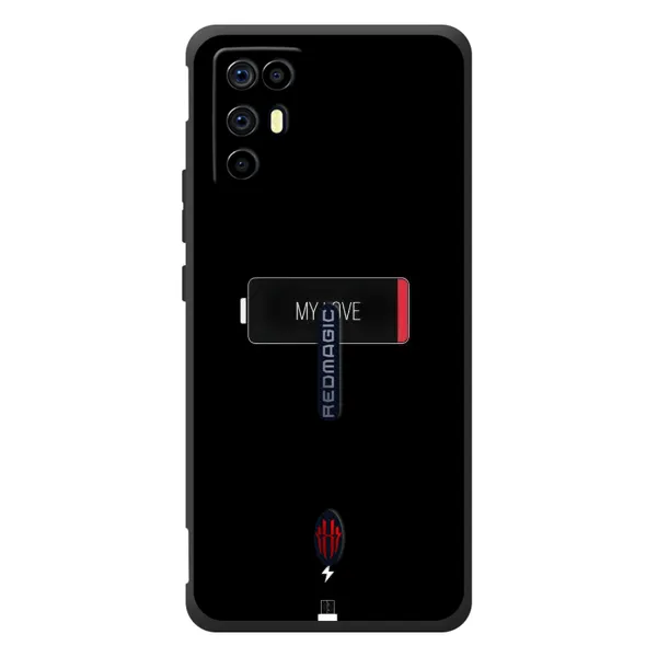 Чехол с принтом «Love battery» для ZTE Nubia RedMagic 6R Чехол с принтом «Love battery» для ZTE Nubia RedMagic 6R