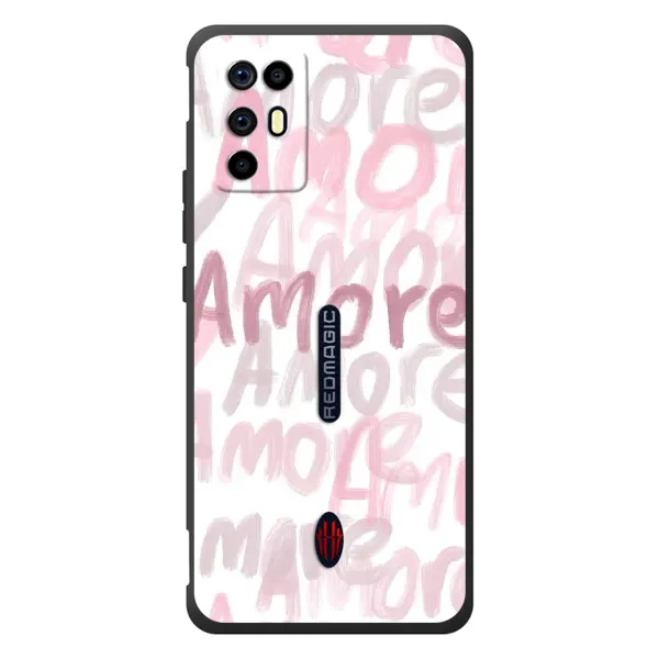 Чехол с принтом «Аморе любовь» для ZTE Nubia RedMagic 6R