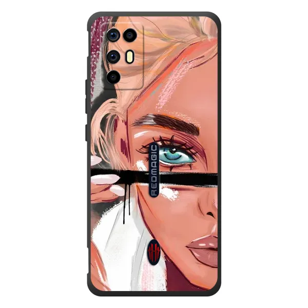 Чехол с принтом «Макияж» для ZTE Nubia RedMagic 6R