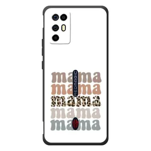 Чехлы для мамы на ZTE Nubia RedMagic 6R (Текстовый коллаж мама)