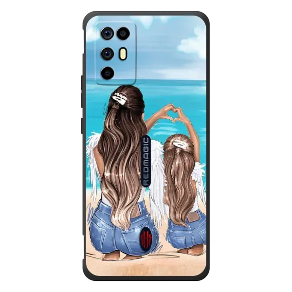 Чехол с принтом «Мама с доченькой» для ZTE Nubia RedMagic 6R