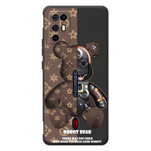 Чехол с принтом «Медведь Луи Витон» для ZTE Nubia RedMagic 6R
