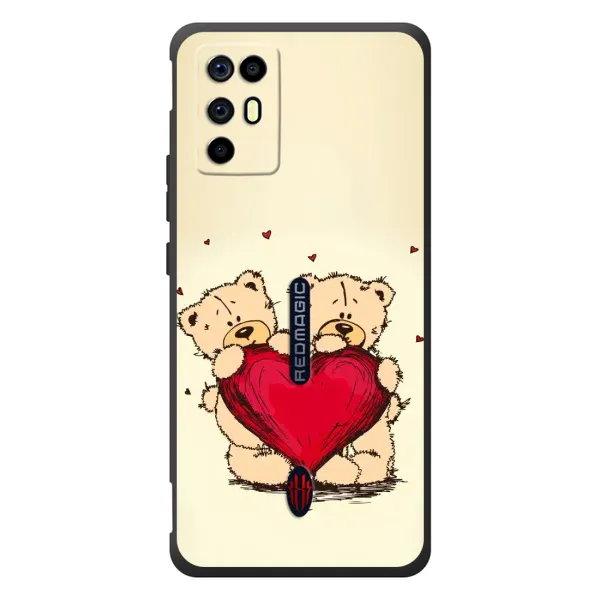Чехол с принтом «Медвежонки» для ZTE Nubia RedMagic 6R Чехол с принтом «Медвежонки» для ZTE Nubia RedMagic 6R