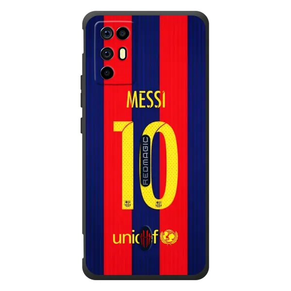 Чехол с принтом «Messi Barca 10» для ZTE Nubia RedMagic 6R