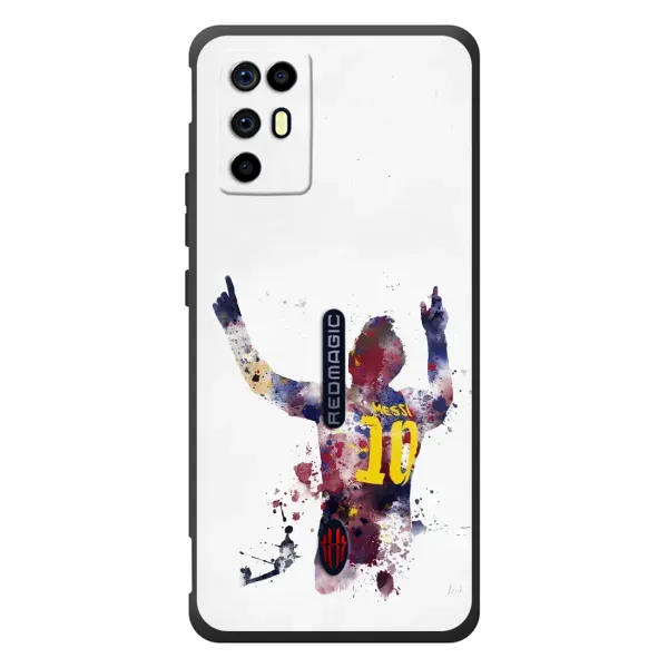 Чехол с принтом «Messi Barca» для ZTE Nubia RedMagic 6R