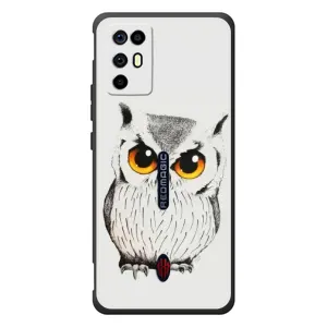 Чехол с птицами на ZTE Nubia RedMagic 6R (VPrint) (Милая Сова)