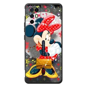 Чохол Disney Mouse ZTE Nubia RedMagic 6R (PREMIUMPrint) (Minni з бантіком)