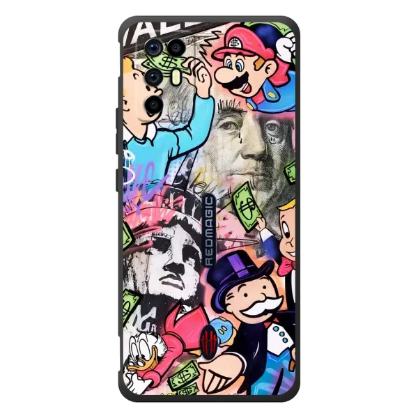 Чехол с принтом «Monopoly man» для ZTE Nubia RedMagic 6R