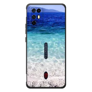 Силиконовый чехол с КАРТИНКАМИ лето для ZTE Nubia RedMagic 6R (AlphaPrint) (Море)