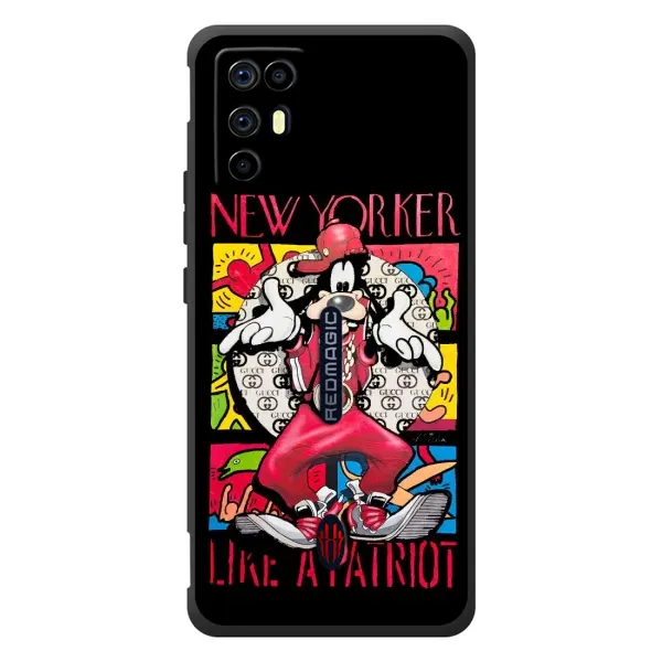 Чехол с принтом «Мультяшный Волк» для ZTE Nubia RedMagic 6R