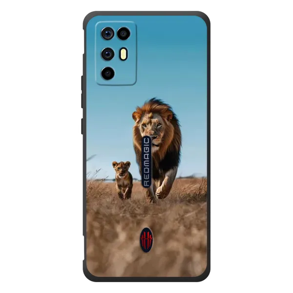 Чехол с принтом «Мусафа и Симба» для ZTE Nubia RedMagic 6R Чехол с принтом «Мусафа и Симба» для ZTE Nubia RedMagic 6R