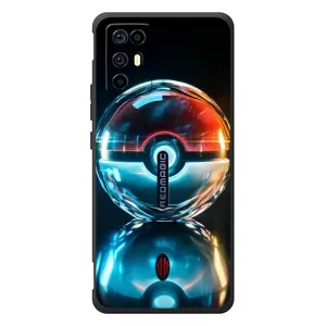 Чехол с Пикачу на ZTE Nubia RedMagic 6R (Мяч Пикачу)