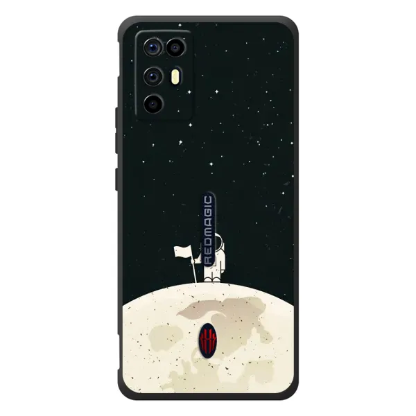 Чехол с принтом «На луне» для ZTE Nubia RedMagic 6R