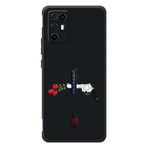 Чехлы (ART) Цветы на ZTE Nubia RedMagic 6R (VPrint) (Неожиданные цветы)