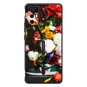 Брендновые Чехлы для ZTE Nubia RedMagic 6R - (PREMIUMPrint) (Nike цветы)
