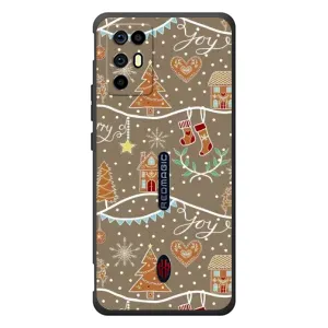 Новогодние, Праздничные Чехлы для ZTE Nubia RedMagic 6R - 2024 год (Новогодние пряники)