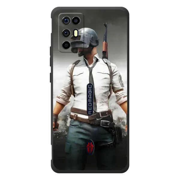 Чехол с принтом «Пабг мен» для ZTE Nubia RedMagic 6R