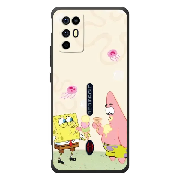 Чохол з принтом «Патрік і Боб» для ZTE Nubia RedMagic 6R