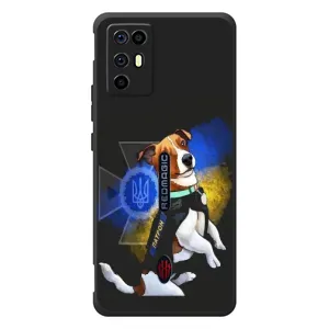 Чехлы с картинкой собаки Патрон для ZTE Nubia RedMagic 6R (AlphaPrint) (Патрон собачка)