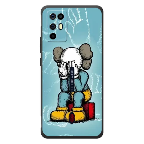 Чехол с принтом «Плач Bearbrick» для ZTE Nubia RedMagic 6R