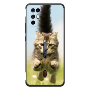 Чехлы с Котиками для ZTE Nubia RedMagic 6R (VPrint) (Прыжок кота)