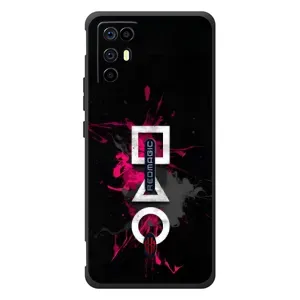 Чехол Гра в кальмара для ZTE Nubia RedMagic 6R (Символы Игра кальмара)