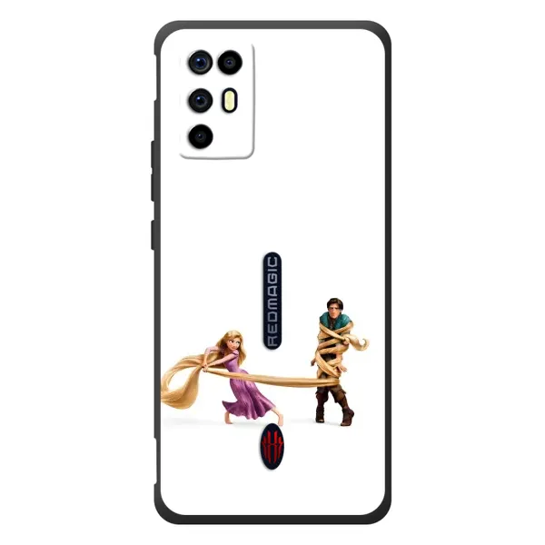 Чехол с принтом «Рапунцель и Флин» для ZTE Nubia RedMagic 6R