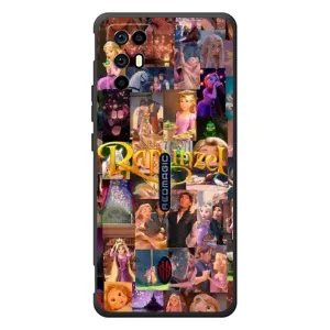 Чехол Рапунцель для ZTE Nubia RedMagic 6R (Коллаж Рапунцель)