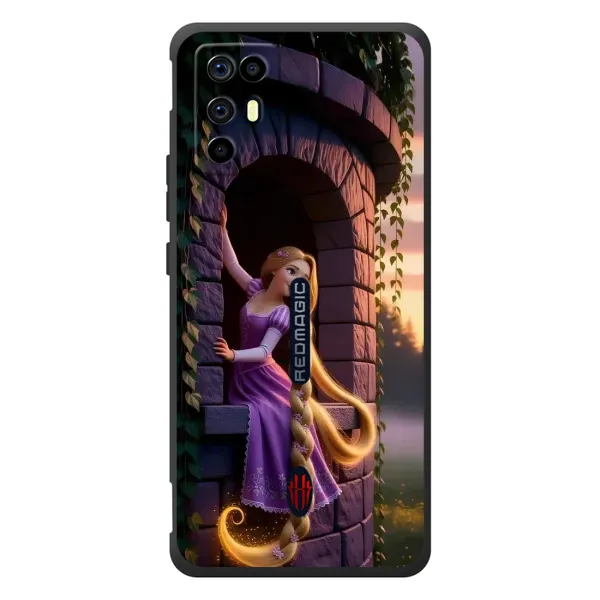 Чехол с принтом «Рапунцель на башне» для ZTE Nubia RedMagic 6R
