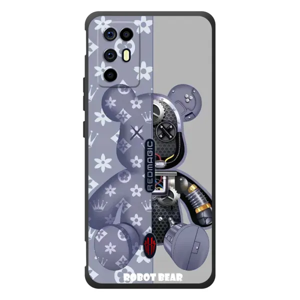 Чехол с принтом «Робот Мишка» для ZTE Nubia RedMagic 6R