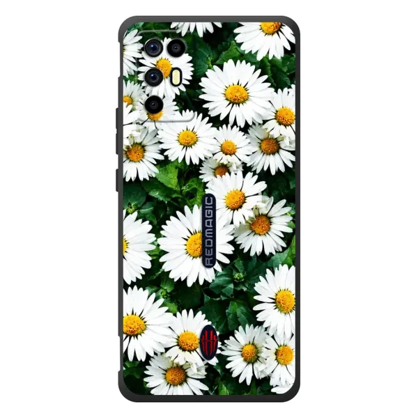 Чехол с принтом «Ромашки» для ZTE Nubia RedMagic 6R