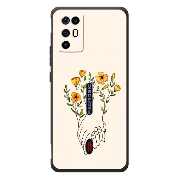 Чехол с принтом «Руки любви» для ZTE Nubia RedMagic 6R Чехол с принтом «Руки любви» для ZTE Nubia RedMagic 6R