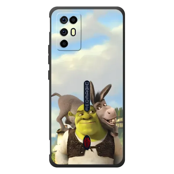 Чехол с принтом «Шрек и Осел» для ZTE Nubia RedMagic 6R