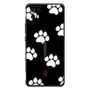Чехлы с собаками для ZTE Nubia RedMagic 6R (VPrint) (Следы собаки)