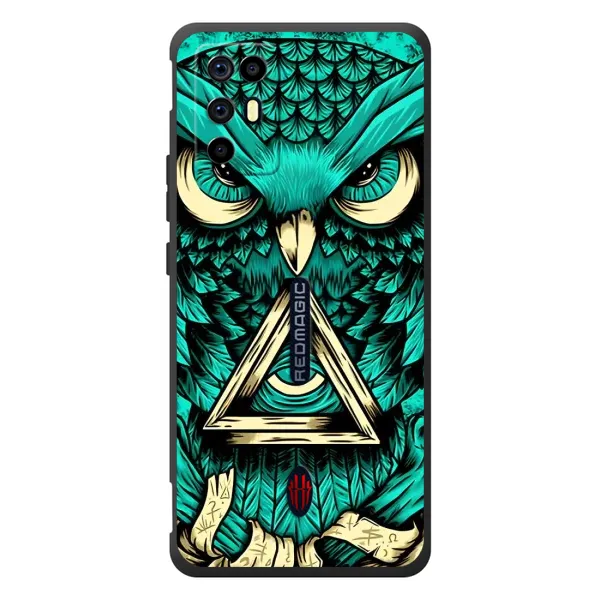 Чехол с принтом «Сова с глазом» для ZTE Nubia RedMagic 6R