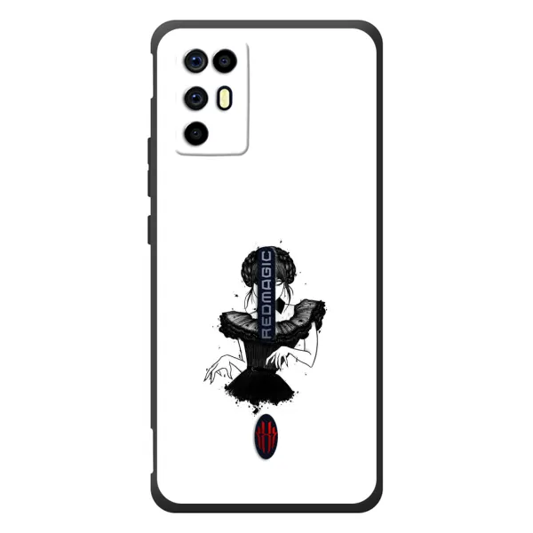 Чехол с принтом «танец Уэнздей» для ZTE Nubia RedMagic 6R