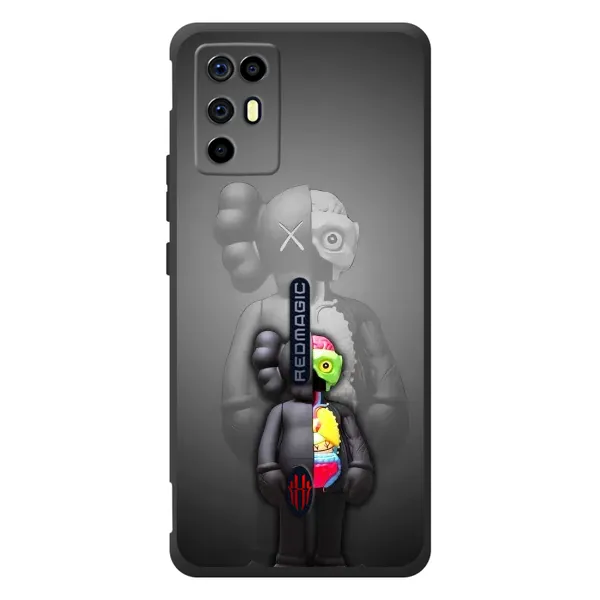Чехол с принтом «Тело Bearbrick» для ZTE Nubia RedMagic 6R